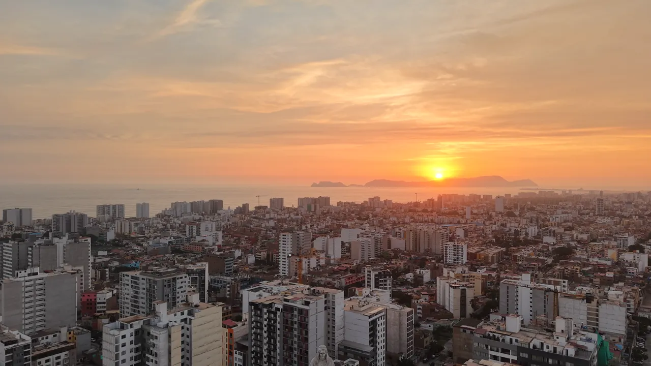 Cúpula de Magdalena del mar - Vista aérea