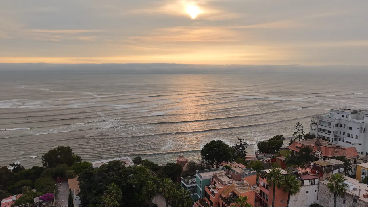 Barranco vista al mar - Atardecer